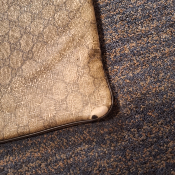 Vintage Gucci Monogram Coated Canvas Project Bag - Picture 13 of 16